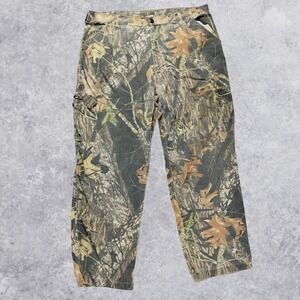 Jerzees Outdoors Mossy Oak Breakup Camo Cargo Pants Mens 2XL Hunting